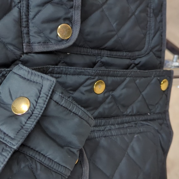 XXS j.crew quilted jacket woman's green - Picture 4 of 5